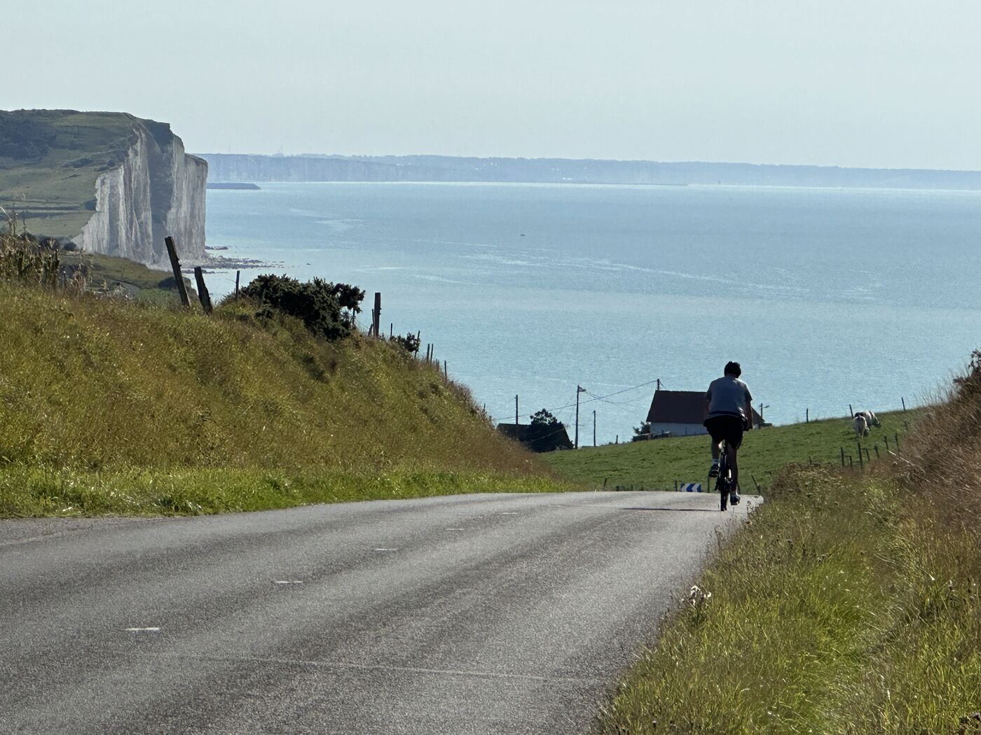 Balade à vélo sur la route côtière